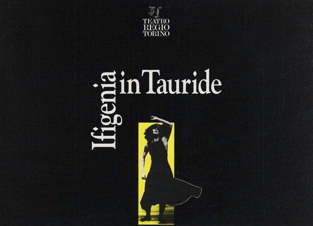 Programme pour « Iphigenie auf Tauris » de Pina Bausch avec Tanztheater Wuppertal à Turin, 5 juin 1992 – 7 juin 1992
