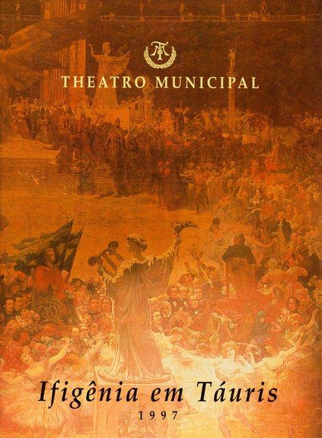 Programmheft zu „Iphigenie auf Tauris“ von Pina Bausch mit Tanztheater Wuppertal in Rio de Janeiro, 22.08.1997–24.08.1997