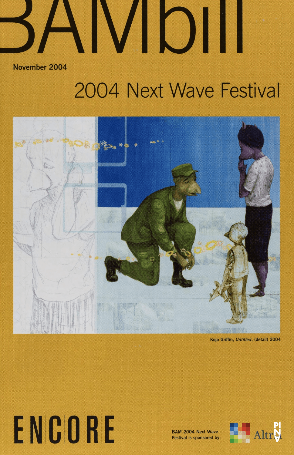 Booklet for “For the Children of Yesterday, Today and Tomorrow” by Pina Bausch with Tanztheater Wuppertal in in New York, 11/16/2004 – 11/21/2004