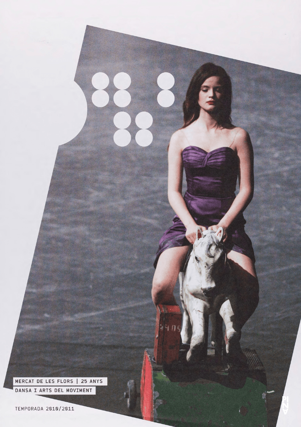 Flyer for “Kontakthof. With Teenagers over 14” by Pina Bausch with Kontakthof-Ensemble Teenager ab ´14 in in Barcelona, 01/21/2011 – 01/23/2011