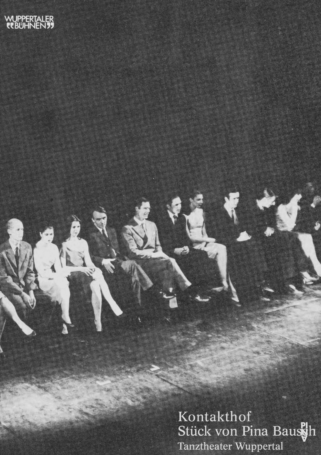 Programme pour « Kontakthof » de Pina Bausch avec Tanztheater Wuppertal à Wuppertal, 19 décembre 1982
