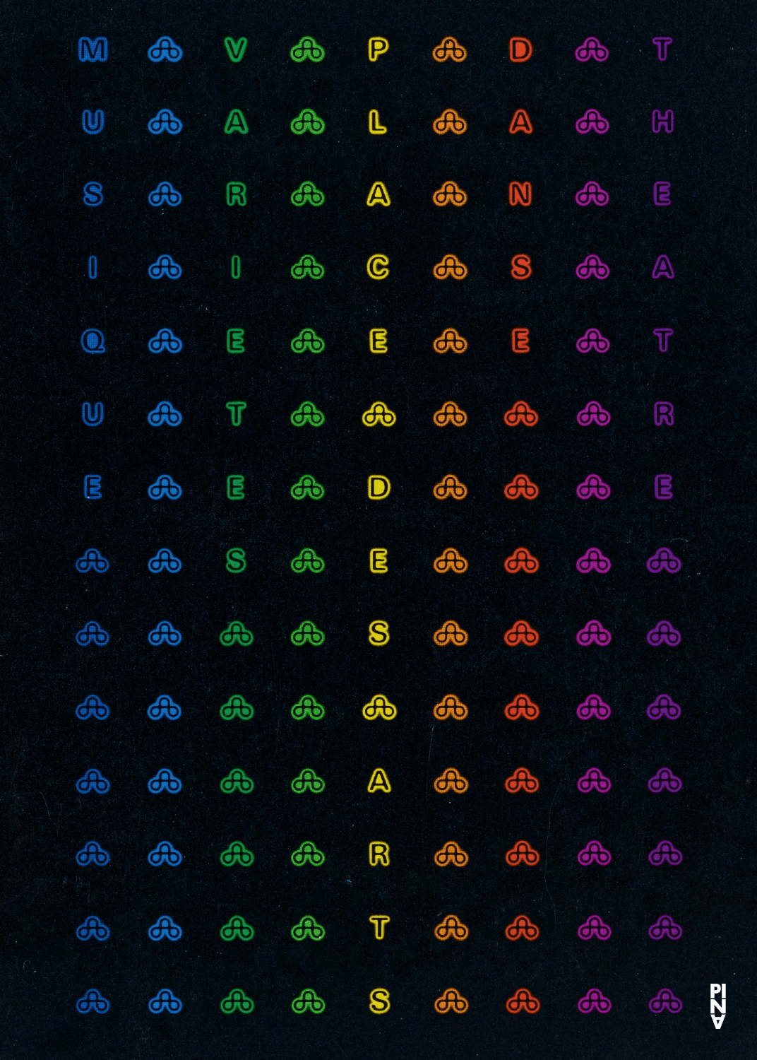 Programmheft zu „Kontakthof“ von Pina Bausch mit Tanztheater Wuppertal in Montreal, 21.09.1985–23.09.1985