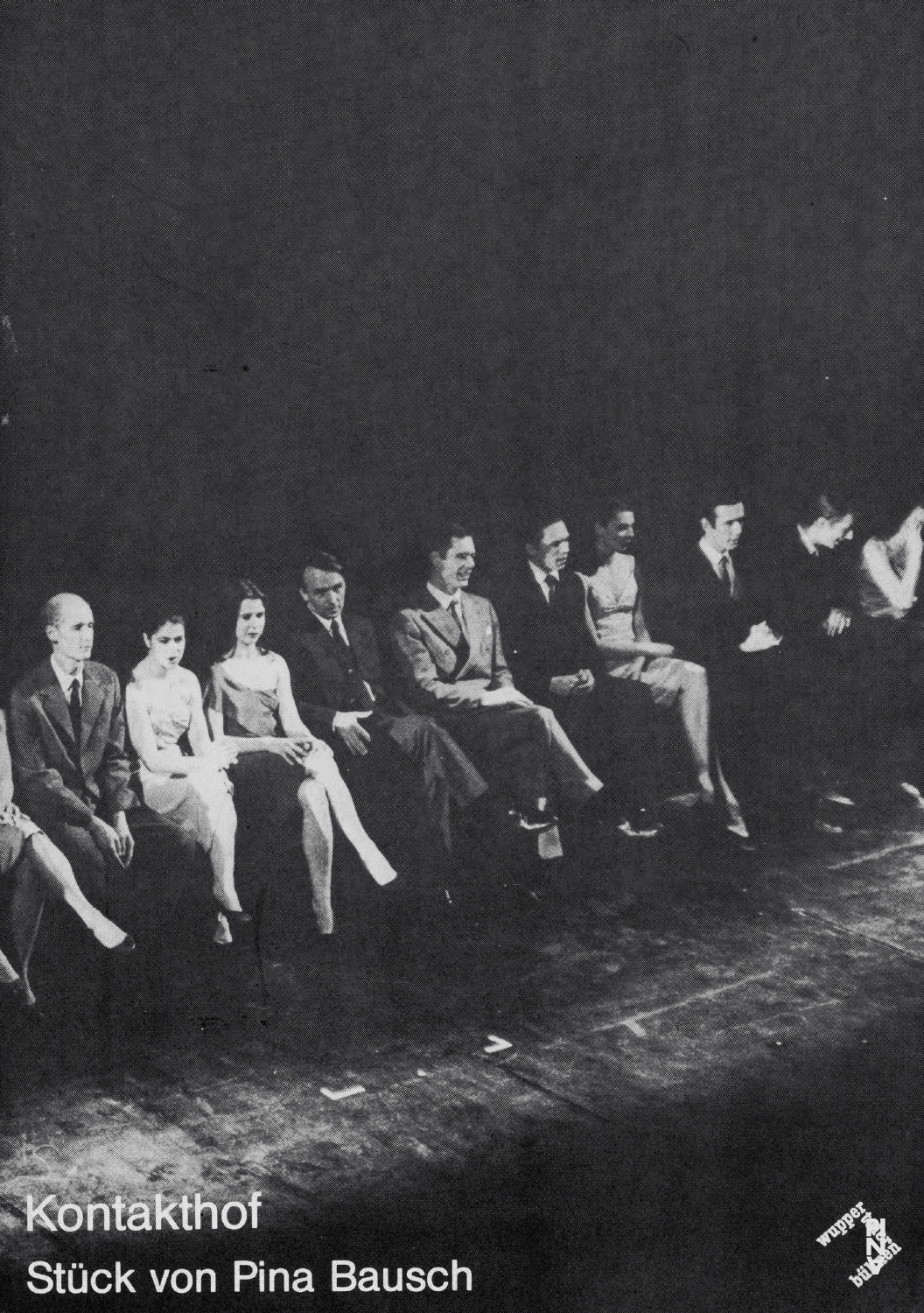 Booklet for “Kontakthof” by Pina Bausch in in Wuppertal, season 1987/88