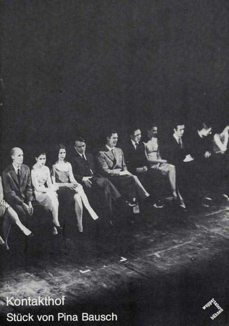 Programme pour « Kontakthof » de Pina Bausch à Wuppertal, saison 1987/88