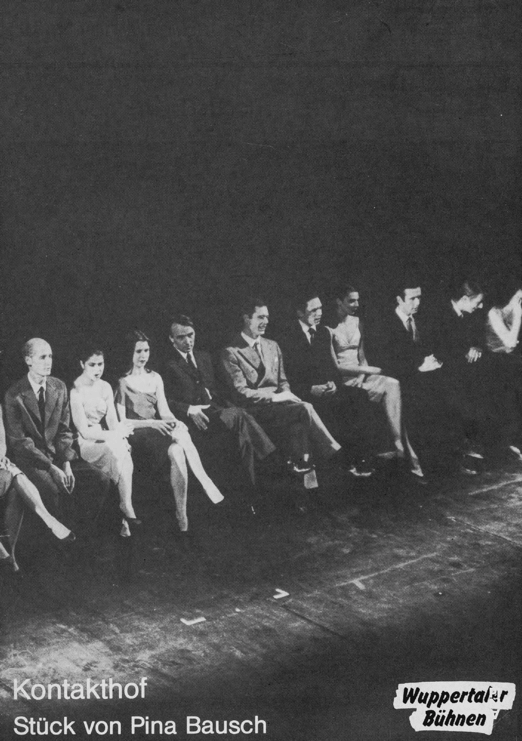 Programmheft zu „Kontakthof“ von Pina Bausch in Wuppertal, Spielzeit 1987/88