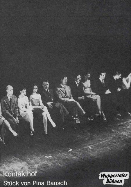 Programmheft zu „Kontakthof“ von Pina Bausch in Wuppertal, Spielzeit 1987/88