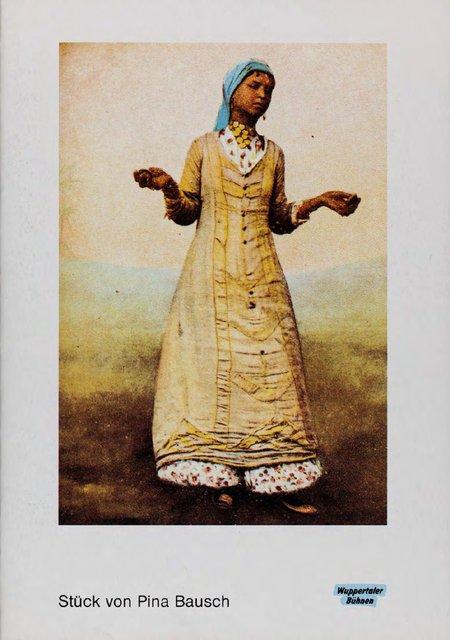 Programmheft zu „Tanzabend II“ von Pina Bausch mit Tanztheater Wuppertal in Wuppertal, 27. April 1991