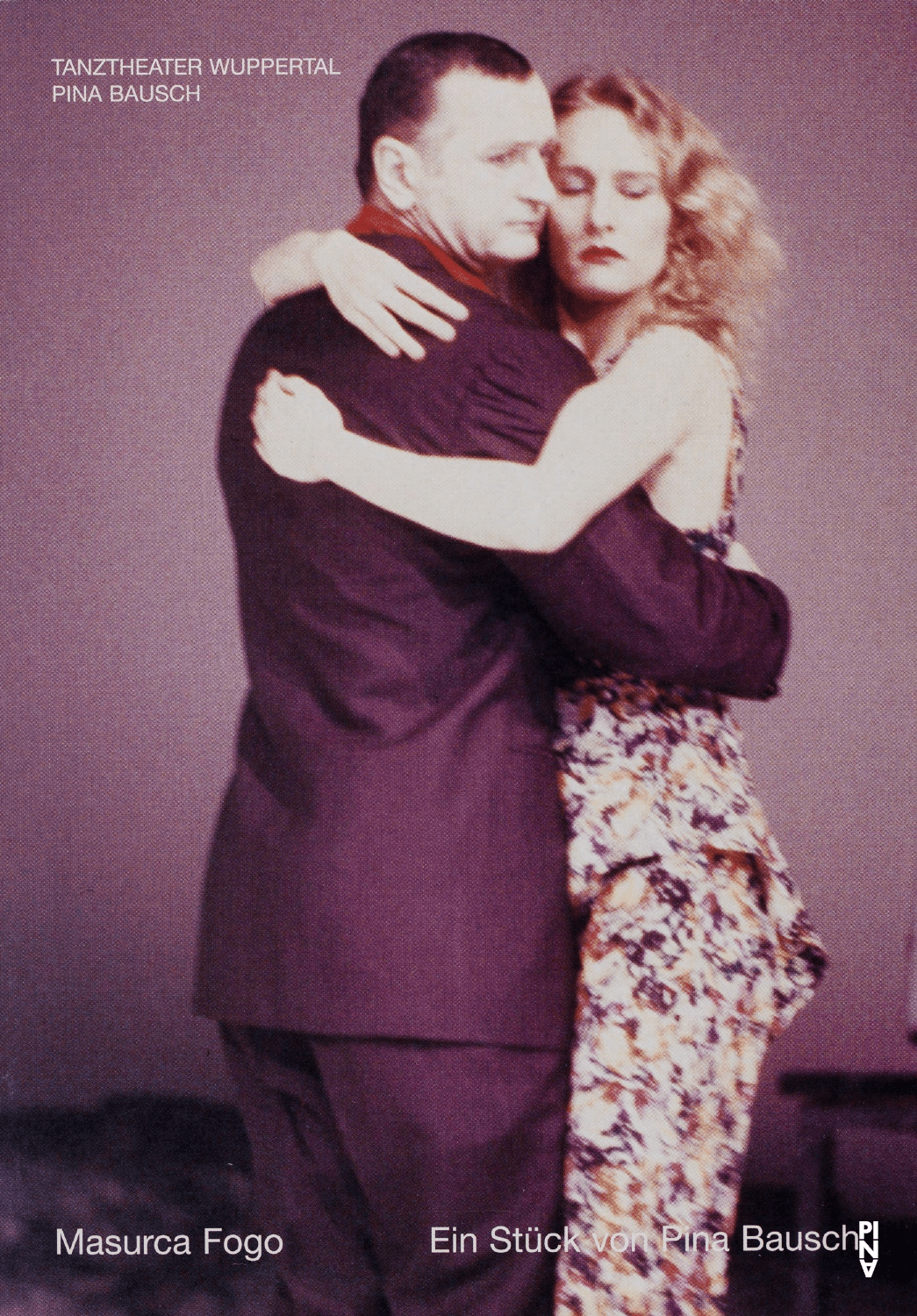 Programme pour « Masurca Fogo » de Pina Bausch avec Tanztheater Wuppertal à Wuppertal, 7 janvier 1999