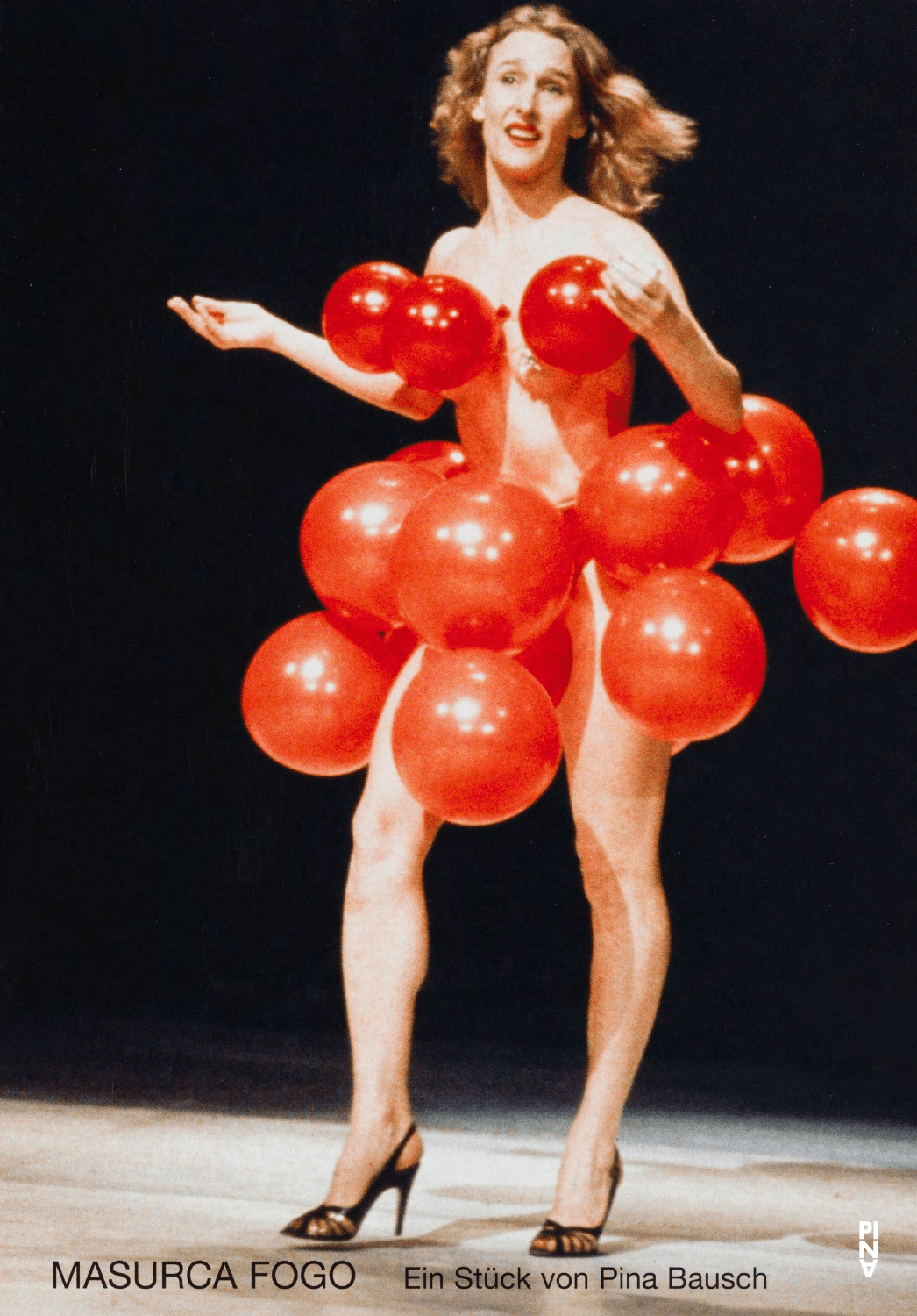 Abendzettel zu „Masurca Fogo“ von Pina Bausch mit Tanztheater Wuppertal in Wuppertal, 25.03.2015–29.03.2015