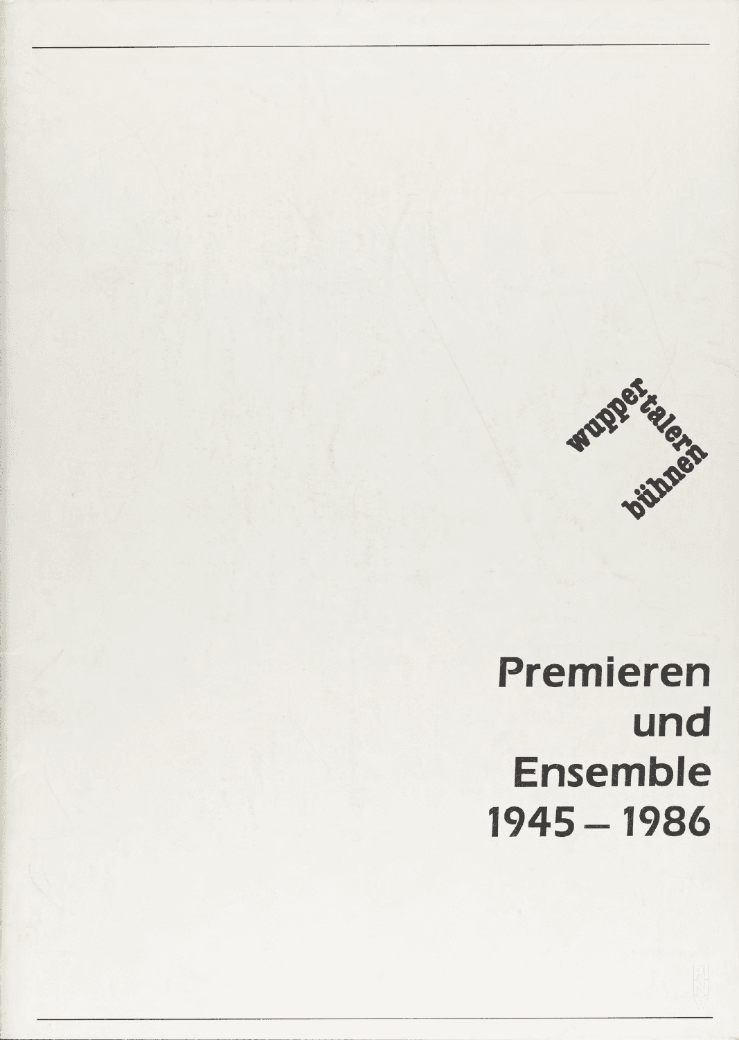 Statistics for “Tannhäuser Bacchanal” by Pina Bausch with Folkwangballett, “The green Table” and “Gross-Stadt” by Kurt Jooss with Tanztheater Wuppertal, “Rodeo” by Agnes de Mille with Tanztheater Wuppertal and more in in Wuppertal, 03/12/1972 – 05/14/1986