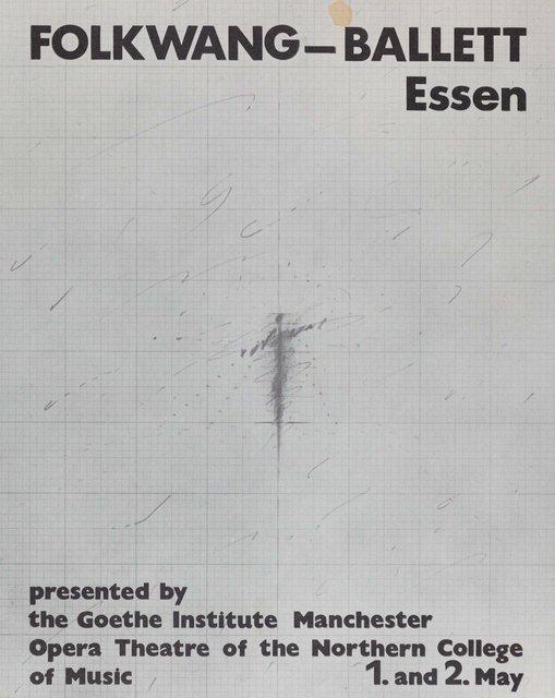 Booklet for “Nachnull (After Zero)”, “Im Wind der Zeit”, “Wiegenlied” and “Aktionen für Tänzer” by Pina Bausch with Folkwangballett, “Recueil” by Jean Cébron with Folkwangballett and “Mid-day Rituales” by Gigi-Georghe Caciuléanu with Folkwangballett in in Manchester, 05/01/1973 – 05/02/1973