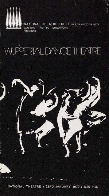 Programme pour « Le Sacre du printemps », « Wind von West » et « Der zweite Frühling » de Pina Bausch avec Tanztheater Wuppertal à Singapour, 23 janvier 1979