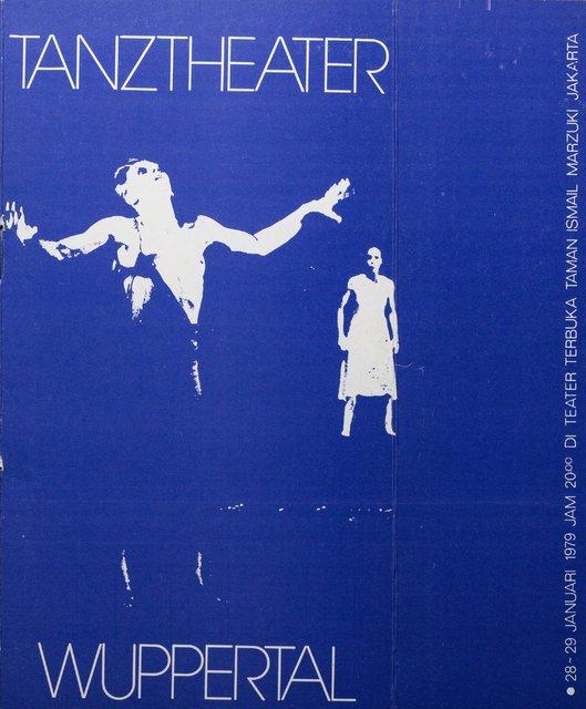 Programme pour « Le Sacre du printemps », « Wind von West » et « Der zweite Frühling » de Pina Bausch avec Tanztheater Wuppertal à Jakarta, 28 jan. 1979 – 29 jan. 1979