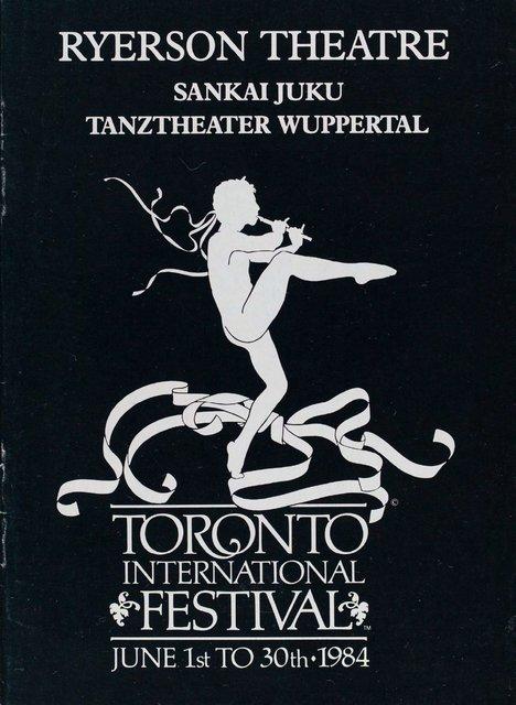 Programme pour « Le Sacre du printemps », « Café Müller » et « 1980 – Une pièce de Pina Bausch » de Pina Bausch avec Tanztheater Wuppertal à Toronto, 26 juin 1984 – 30 juin 1984