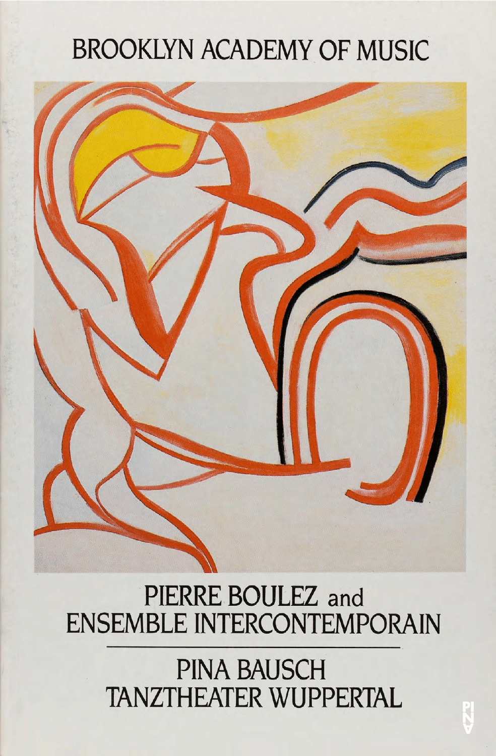 Programme pour « Viktor » et « Nelken (Les œillets) » de Pina Bausch avec Tanztheater Wuppertal à New York, 27 juin 1988 – 10 juil. 1988