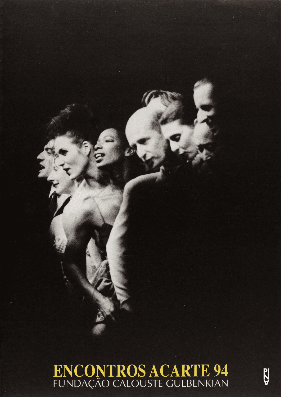 Programme pour « Le Sacre du printemps », « Café Müller », « Kontakthof » et autres de Pina Bausch avec Tanztheater Wuppertal à Lisbonne, 6 sept. 1994 – 22 sept. 1994