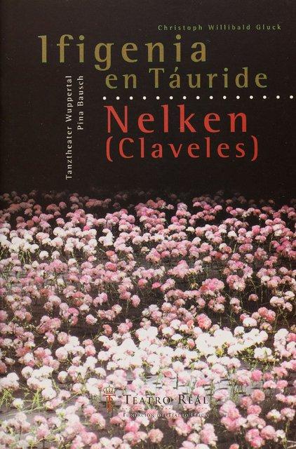 Booklet for “Iphigenie auf Tauris” and “Nelken (Carnations)” by Pina Bausch with Tanztheater Wuppertal in in Madrid, 06/08/1998 – 06/19/1998