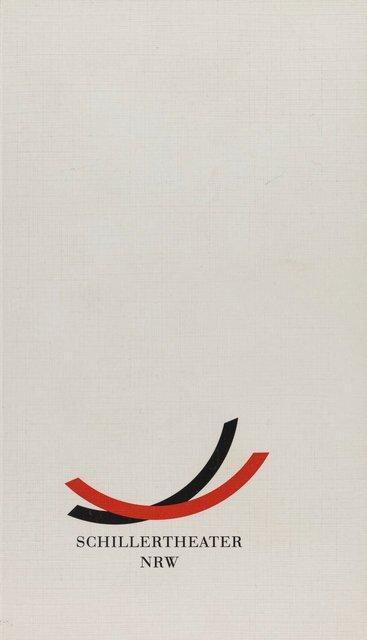 Season programme for “Iphigenie auf Tauris”, “Arien”, “Nur Du (Only You)” and more by Pina Bausch with Tanztheater Wuppertal in in Wuppertal, 10/09/1998 – 04/10/1999