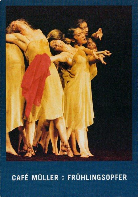 Booklet for “Café Müller” and “The Rite of Spring” by Pina Bausch with Tanztheater Wuppertal in in Bochum, 05/16/2003 – 05/18/2003