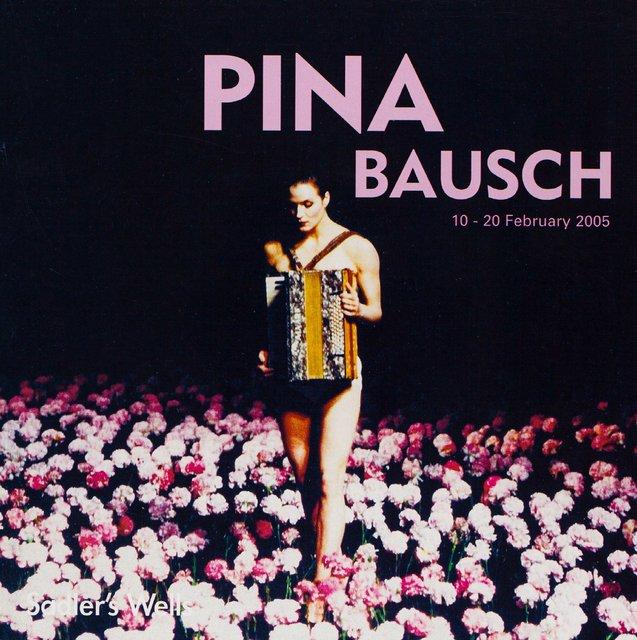 Programme pour « Nelken (Les œillets) » et « Palermo Palermo » de Pina Bausch avec Tanztheater Wuppertal à Londres, 10 fév. 2005 – 20 fév. 2005
