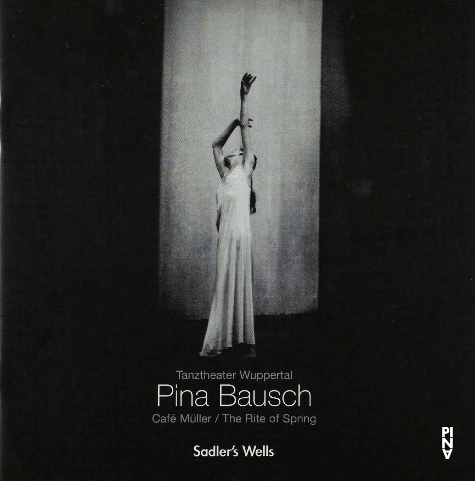 Booklet for “The Rite of Spring” and “Café Müller” by Pina Bausch with Tanztheater Wuppertal in in London, 02/13/2008 – 02/22/2008