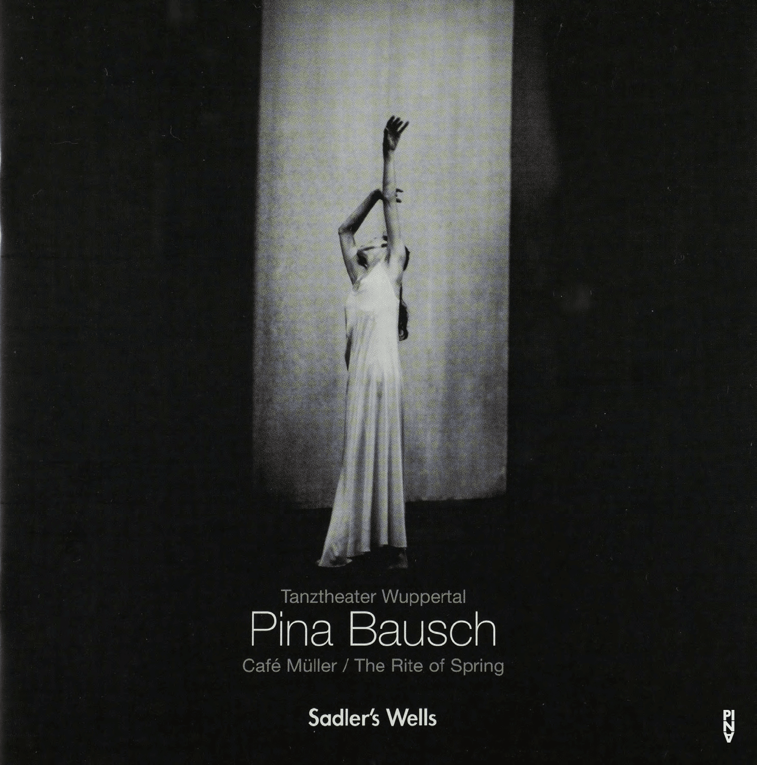 Programmheft zu „Das Frühlingsopfer“ und „Café Müller“ von Pina Bausch mit Tanztheater Wuppertal in London, 13.02.2008–22.02.2008