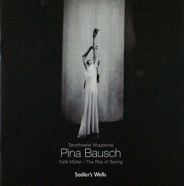 Booklet for “The Rite of Spring” and “Café Müller” by Pina Bausch with Tanztheater Wuppertal in in London, 02/13/2008 – 02/22/2008