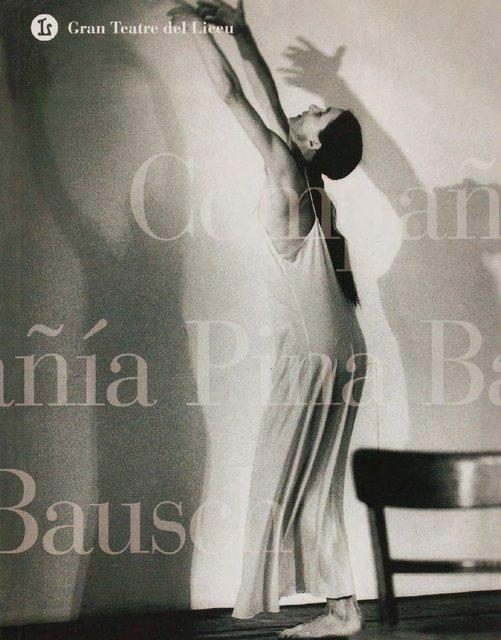 Programmheft zu „Das Frühlingsopfer“ und „Café Müller“ von Pina Bausch mit Tanztheater Wuppertal in Barcelona, 10.09.2008–14.09.2008