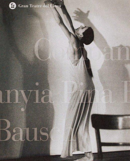 Evening leaflet for “Café Müller” and “The Rite of Spring” by Pina Bausch with Tanztheater Wuppertal in in Barcelona, Sept. 10, 2008