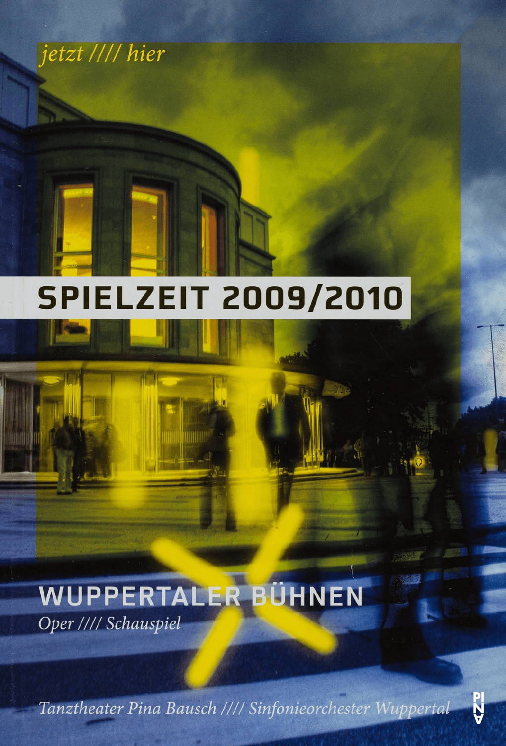 Spielzeitprogramm zu „Café Müller“, „Das Frühlingsopfer“, „Vollmond“ und weiteren von Pina Bausch mit Tanztheater Wuppertal und „Kontakthof. Mit Teenagern ab „14““ von Pina Bausch mit Kontakthof-Ensemble Teenager ab ´14 in Wuppertal, 10.09.2009–21.02.2010