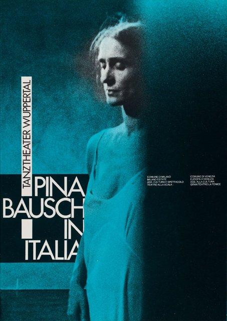 Programme pour « Kontakthof », « Nelken (Les œillets) » et « 1980 – Une pièce de Pina Bausch » de Pina Bausch avec Tanztheater Wuppertal à Milan et Venise, 6 juil. 1983 – 18 juil. 1983