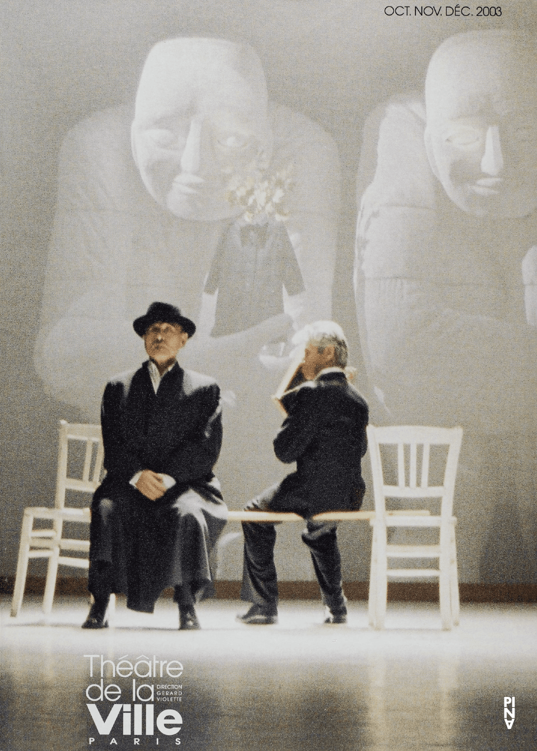 Spielplan zu „Nefés“ von Pina Bausch mit Tanztheater Wuppertal in Paris, 04.06.2004–22.06.2004
