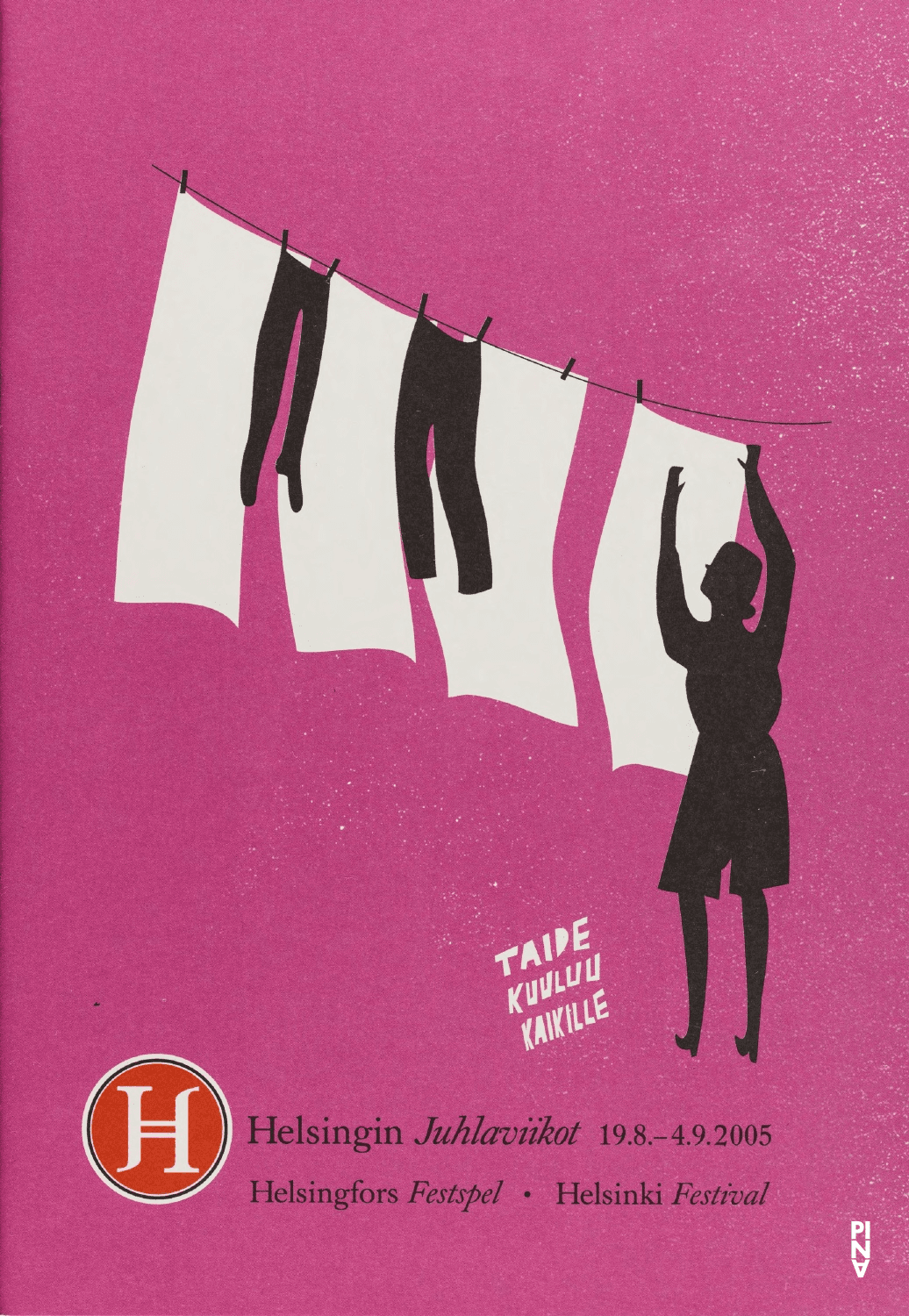 Programmheft zu „Nefés“ von Pina Bausch mit Tanztheater Wuppertal in Helsinki, 03.09.2005–04.09.2005