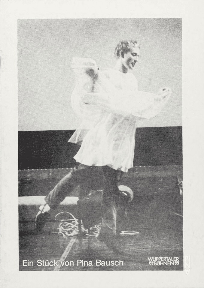 Programme pour « Nelken (Les œillets) » de Pina Bausch avec Tanztheater Wuppertal à Wuppertal, 30 décembre 1982