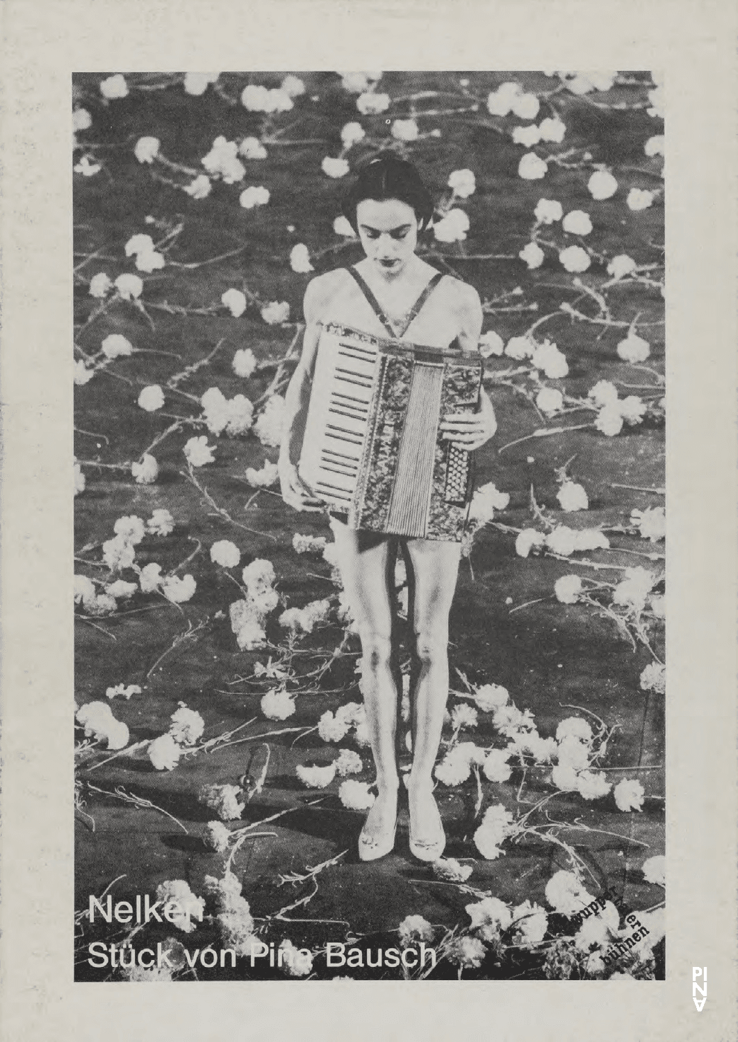 Booklet for “Nelken (Carnations)” by Pina Bausch with Tanztheater Wuppertal in in Wuppertal, Jan. 24, 1987