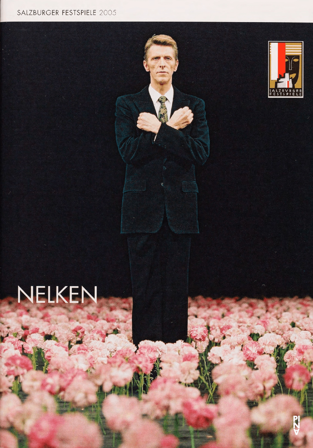 Booklet for “Nelken (Carnations)” by Pina Bausch with Tanztheater Wuppertal in in Salzburg, 08/13/2005 – 08/17/2005