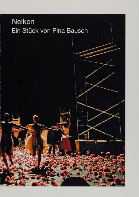 Booklet for “Nelken (Carnations)” by Pina Bausch with Tanztheater Wuppertal in in Wuppertal, 01/29/2015 – 02/01/2015