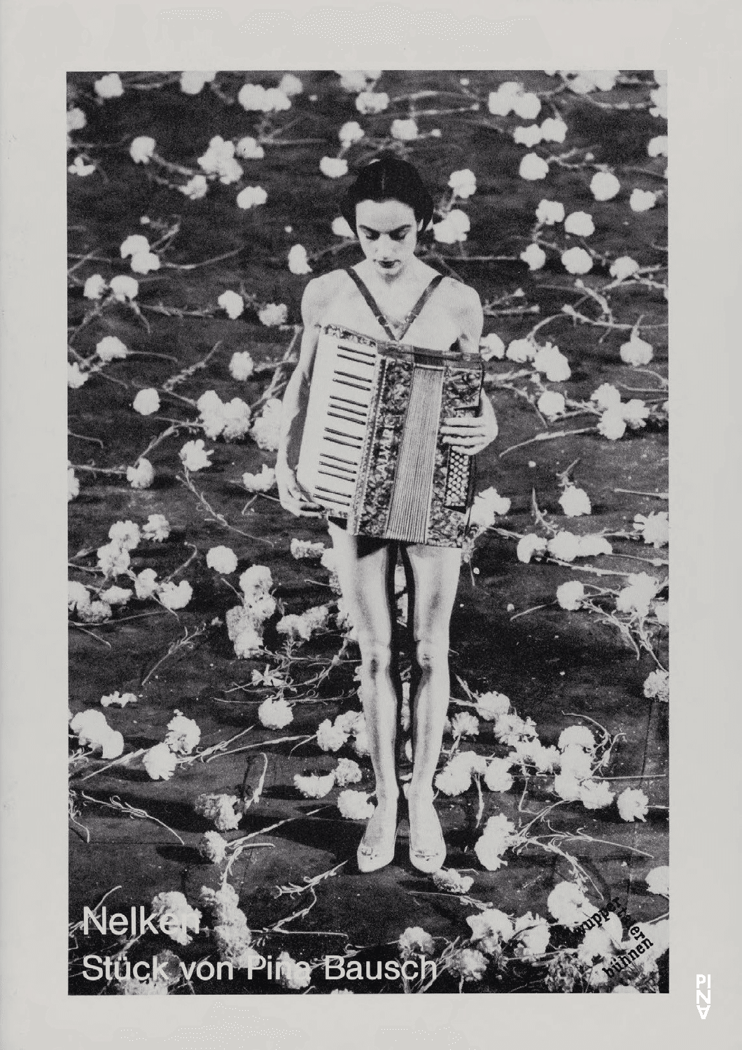 Booklet for “Nelken (Carnations)” by Pina Bausch in in Wuppertal, season 1986/87