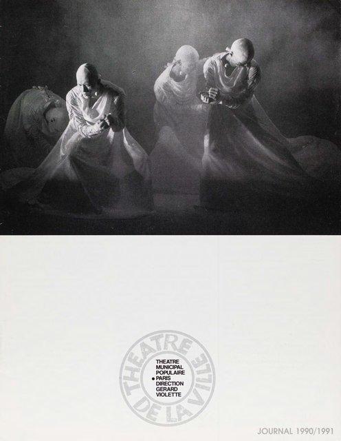 Season programme for “Palermo Palermo” by Pina Bausch with Tanztheater Wuppertal in in Paris, 06/12/1991 – 06/29/1991