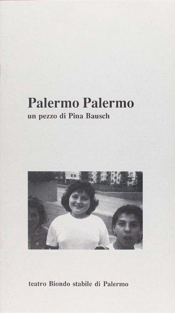 Programme pour « Palermo Palermo » de Pina Bausch avec Tanztheater Wuppertal à Palerme, 19 jan. 1990 – 31 jan. 1990