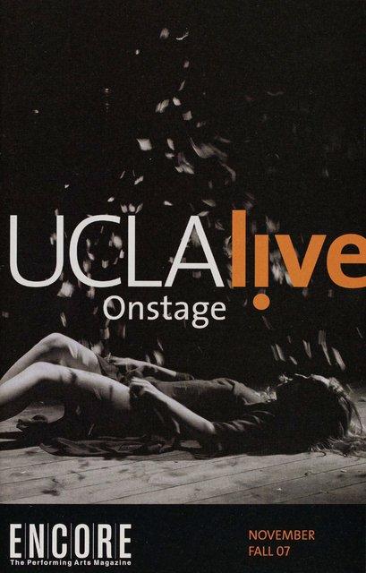 Booklet for “Ten Chi” by Pina Bausch with Tanztheater Wuppertal in in Los Angeles, 11/08/2007 – 11/11/2007