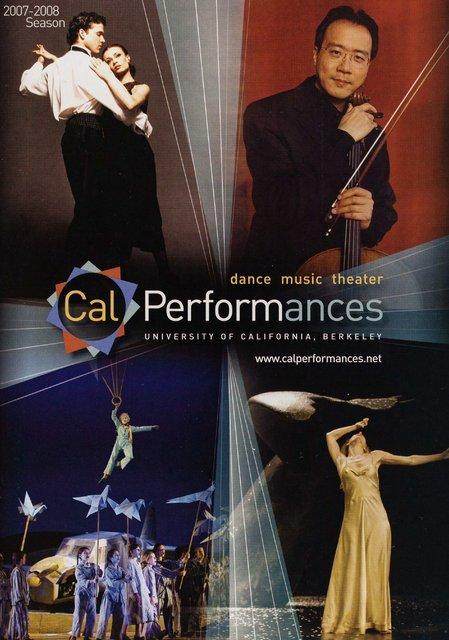 Spielzeitprogramm zu „Ten Chi“ von Pina Bausch mit Tanztheater Wuppertal in Berkeley, 16.11.2007–18.11.2007
