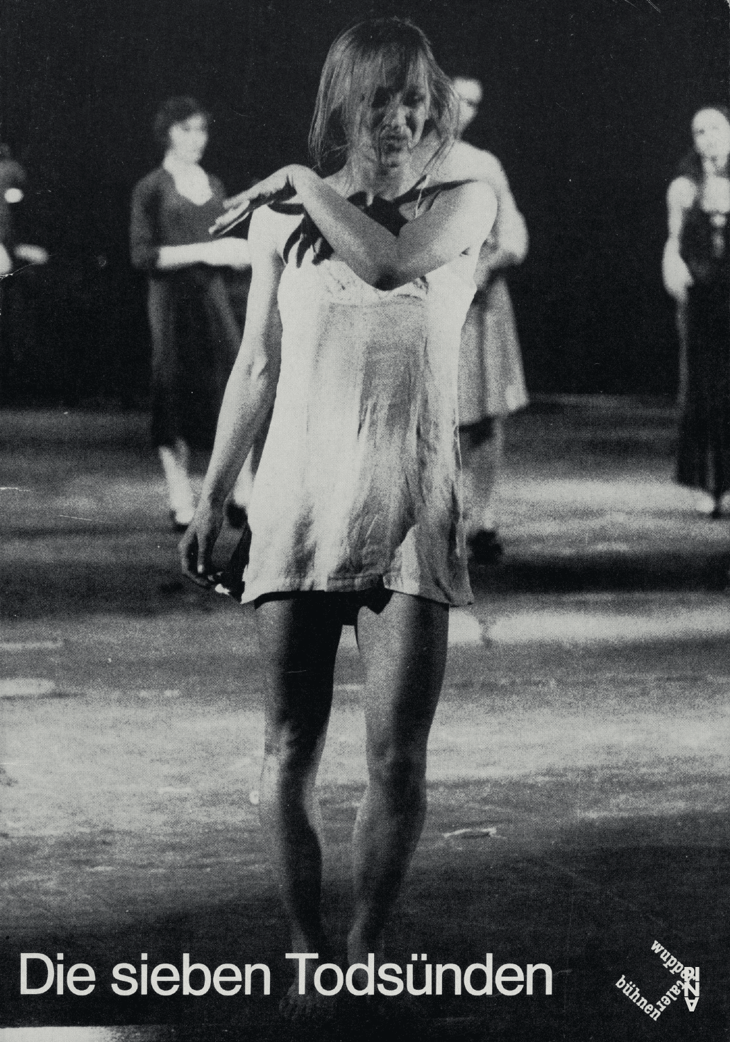 Programme pour « Les Sept Péchés capitaux » de Pina Bausch avec Tanztheater Wuppertal à Wuppertal, 16 décembre 1983