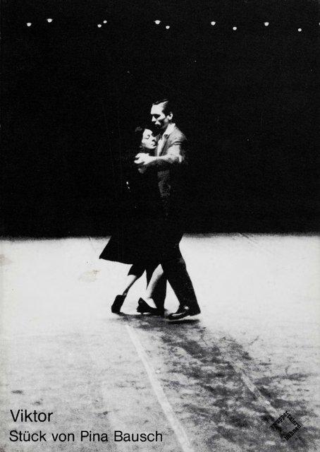 Programmheft zu „Viktor“ von Pina Bausch in Wuppertal, Spielzeit 1986/87