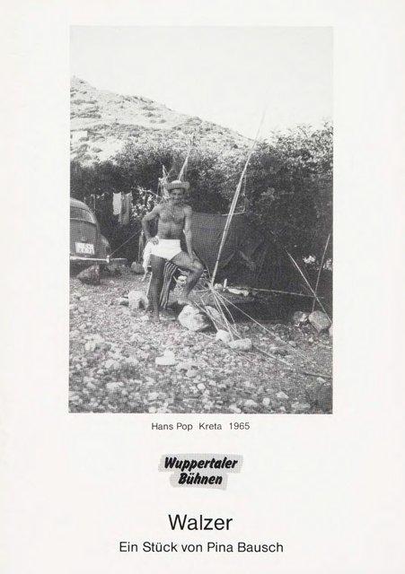 Booklet for “Walzer” by Pina Bausch with Tanztheater Wuppertal in in Wuppertal, March 4, 1990