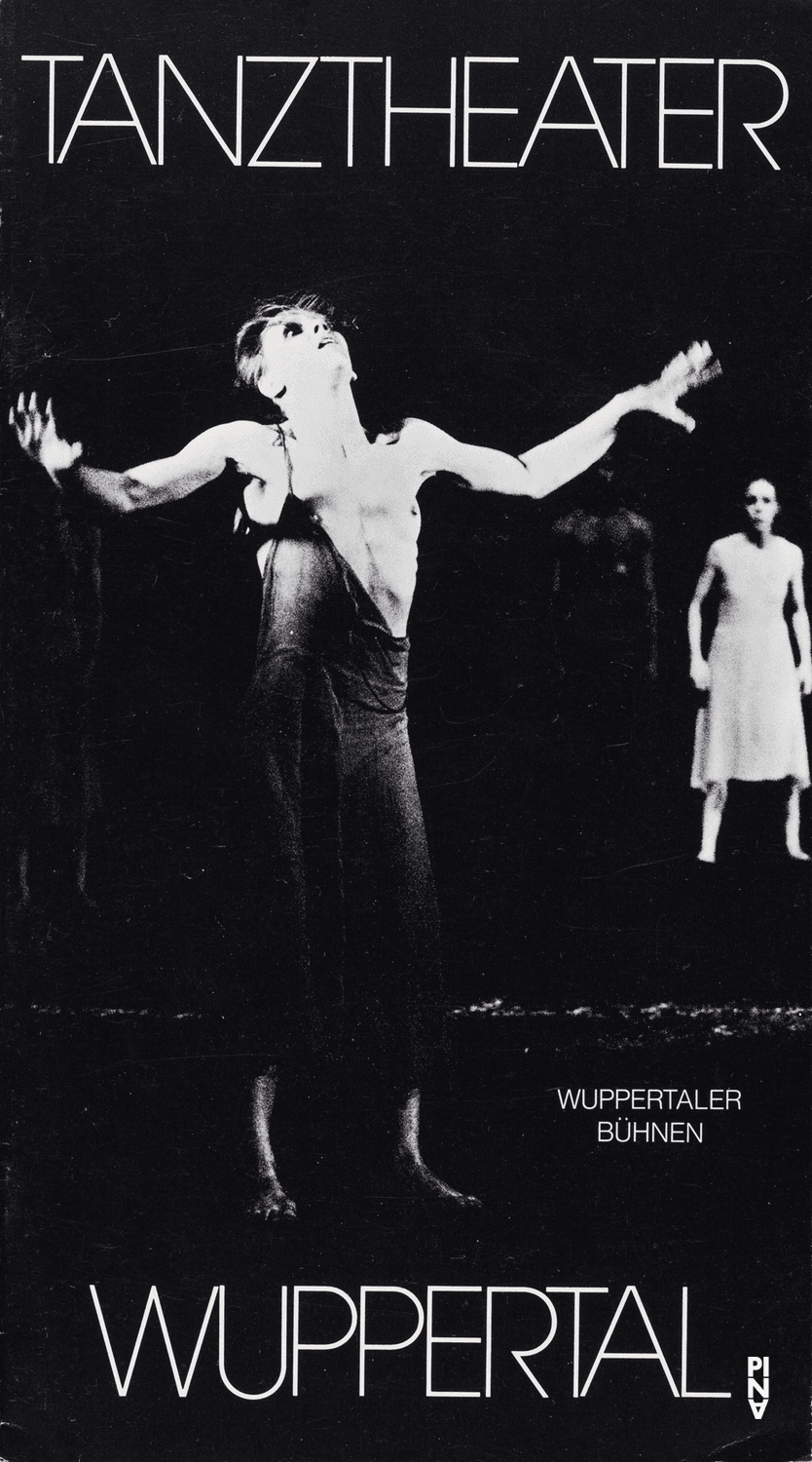 Booklet for “The Rite of Spring”, “The Second Spring” and “Wind From West” by Pina Bausch, season 1978/79