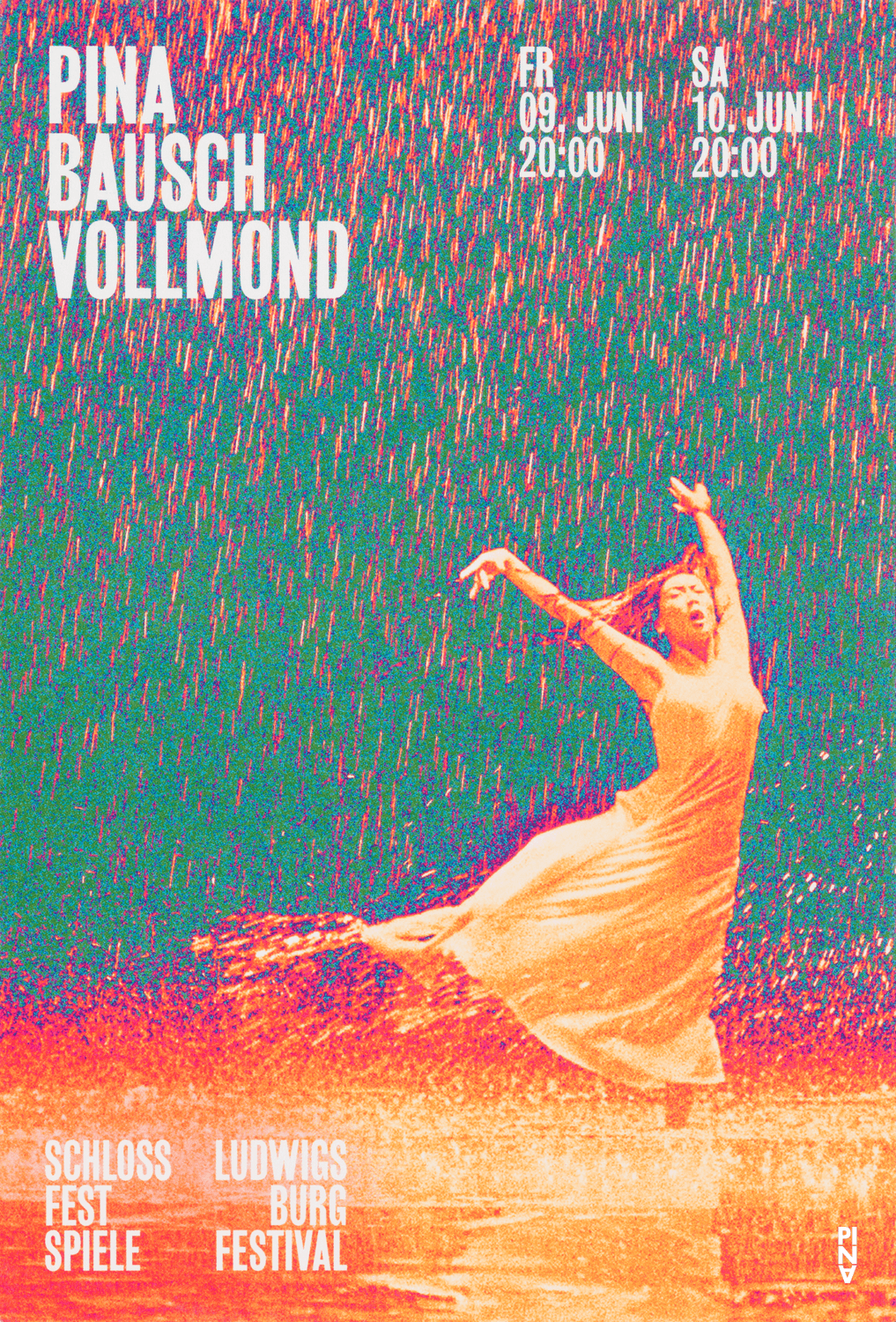 Programme pour « Vollmond (Pleine lune) » de Pina Bausch avec Tanztheater Wuppertal à Ludwigsburg, 9 juin 2023 – 10 juin 2023