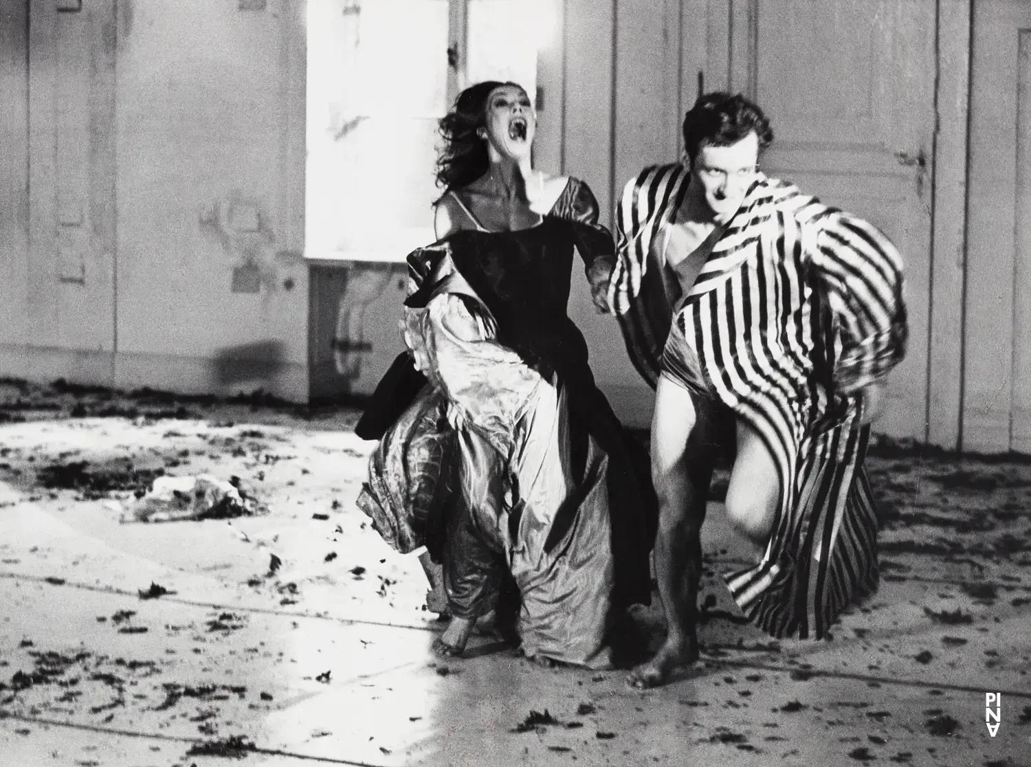 <p>Jan Minařík and Marion Cito in “Bluebeard. While Listening to a Tape Recording of Béla Bartók's Opera "Duke Bluebeard's Castle"” by Pina Bausch</p>